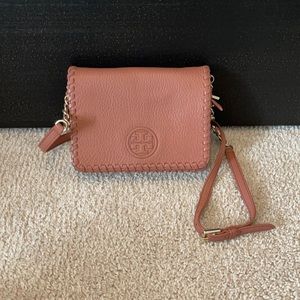 Tory Burch dusty rose crossbody.